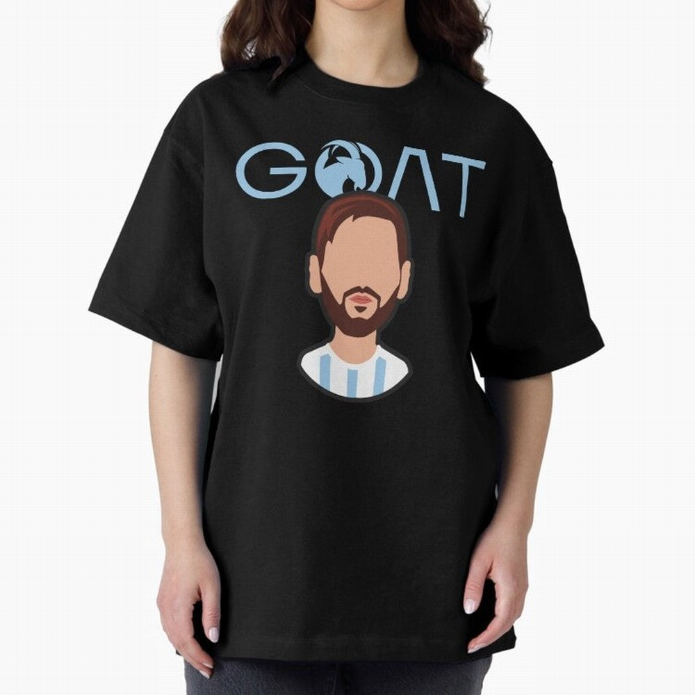 GOAT ¨C Lionel Messi Minimalist Vector Design Classic T-Shirt Bring International Match Energy to FIFA World Cup 2026 Group Stage for Fans of Neymar and Netherlands, Bringing Championship Spirit, Famous Goals, Roaring Crowds and International
