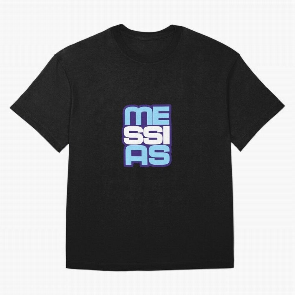 Light blue and white Messias Classic T-Shirt Back Your Heroes with Match Day Hype around FIFA World Cup 2026, Messi, Neymar and Mbappe, Brazil, Portugal and Argentina, Football History, Final Match Energy, Crowd Noise and Once in a Lifetime
