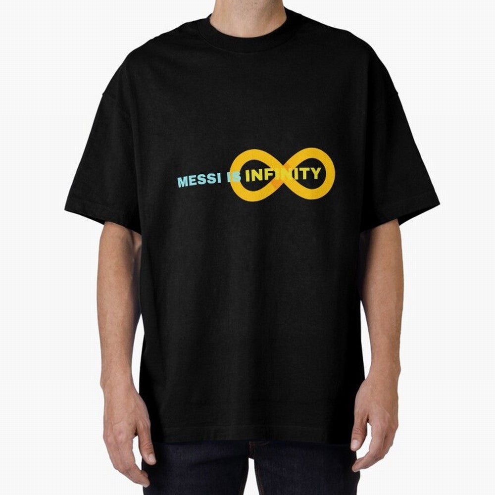 MESSI IS INFINITY TIME IS INFINITY: Football Classic T-Shirt Carry the Dream of Global Football Passion for FIFA World Cup 2026, Built around Messi, CR7 and Mbappe, Brazil, Championship Spirit, Famous Goals, Roaring Crowds and International