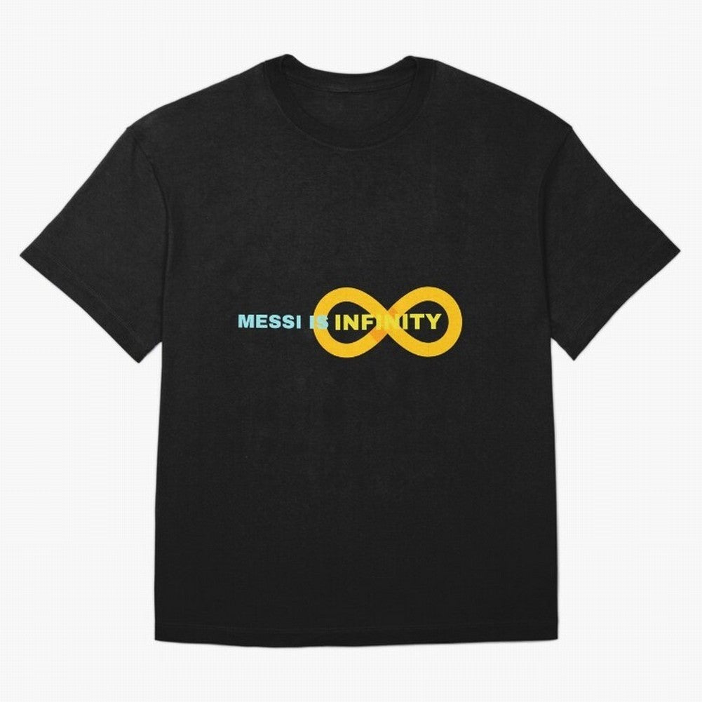 MESSI IS INFINITY TIME IS INFINITY: Football Classic T-Shirt Carry the Dream of Global Football Passion for FIFA World Cup 2026, Built around Messi, CR7 and Mbappe, Brazil, Championship Spirit, Famous Goals, Roaring Crowds and International