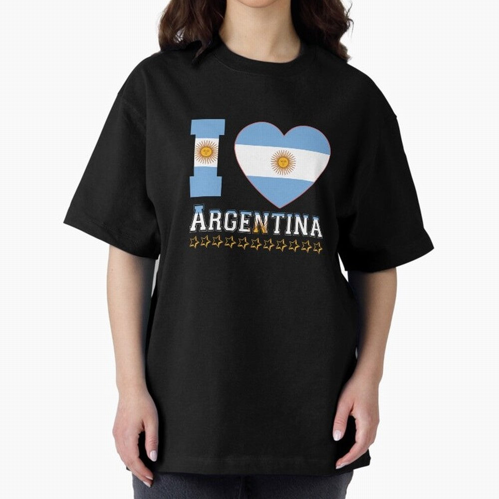 I love Argentina Classic T-Shirt Represent FIFA World Cup 2026 Celebrating Mbappe, Brazil Energy, Classic Soccer Heritage, Championship Pressure, Fan Loyalty and International Pride; Perfect for Supporters Who Want Bold Football Energy, Global