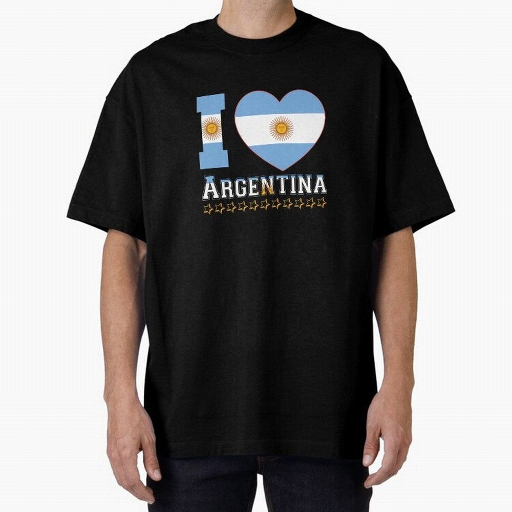 I love Argentina Classic T-Shirt Represent FIFA World Cup 2026 Celebrating Mbappe, Brazil Energy, Classic Soccer Heritage, Championship Pressure, Fan Loyalty and International Pride; Perfect for Supporters Who Want Bold Football Energy, Global