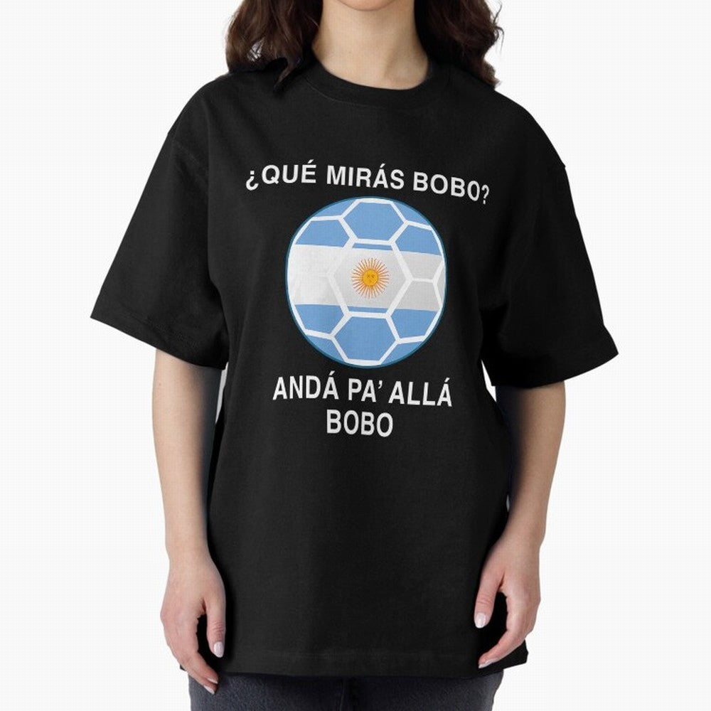 Que Miras Bobo Messi Argentina Ftbol Soccer Qatar 2022 Classic T-Shirt Make Every Kick Count in FIFA World Cup 2026 Spirit, Connected to France, CR7, Soccer Culture, Superstar Moments, National Team Dreams and Competitive Fire; Perfect for Fans,