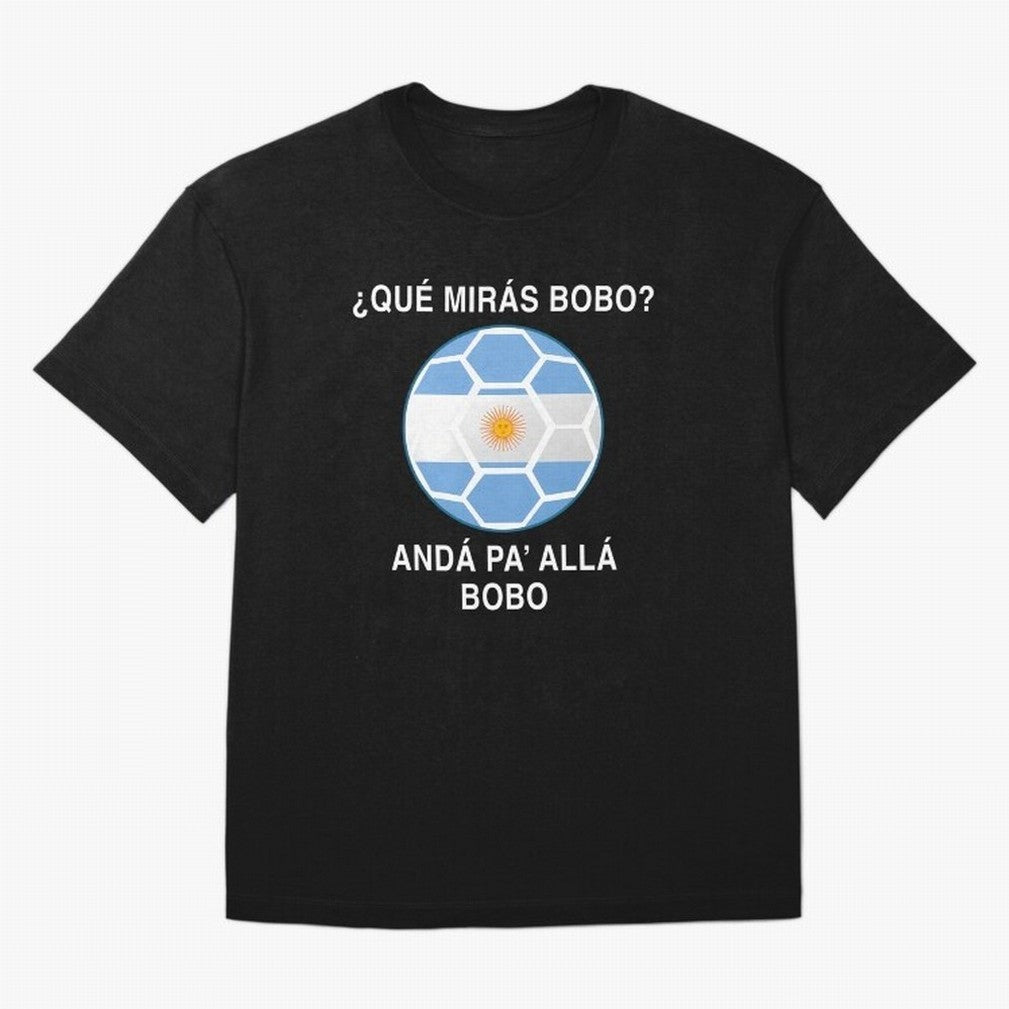 Que Miras Bobo Messi Argentina Ftbol Soccer Qatar 2022 Classic T-Shirt Make Every Kick Count in FIFA World Cup 2026 Spirit, Connected to France, CR7, Soccer Culture, Superstar Moments, National Team Dreams and Competitive Fire; Perfect for Fans,