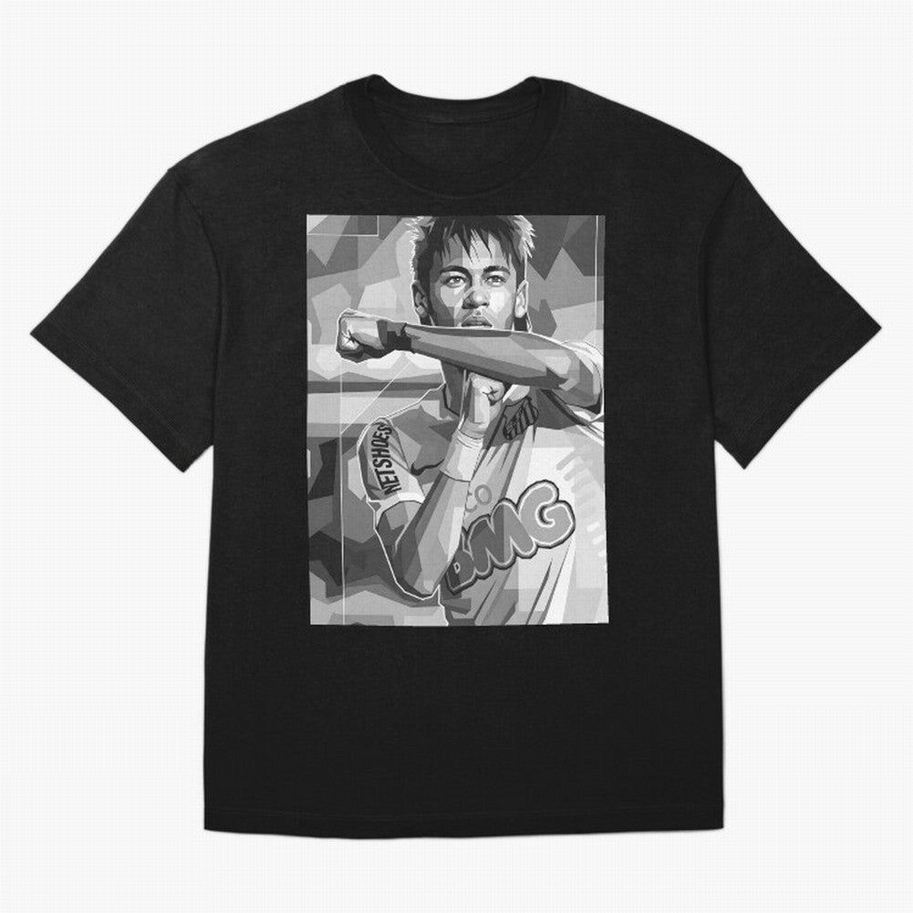 Neymar Grayscale Classic T-Shirt Bring Legendary Rivalry Energy to FIFA World Cup 2026 for Fans of Haaland and Mbappe and Brazil, Portugal and Argentina, Bringing Tournament Hype, Historic Matchups, Family Viewing Parties and Global Sports Pride;
