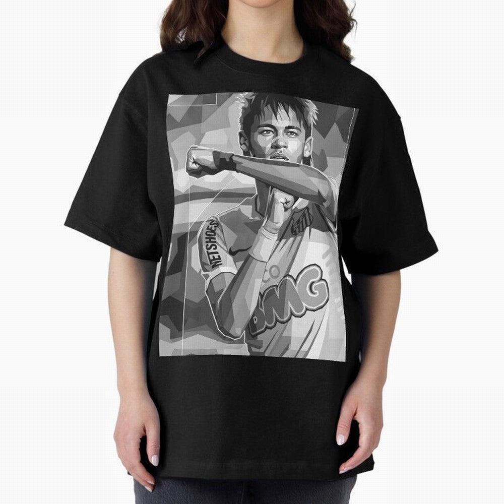 Neymar Grayscale Classic T-Shirt Bring Legendary Rivalry Energy to FIFA World Cup 2026 for Fans of Haaland and Mbappe and Brazil, Portugal and Argentina, Bringing Tournament Hype, Historic Matchups, Family Viewing Parties and Global Sports Pride;