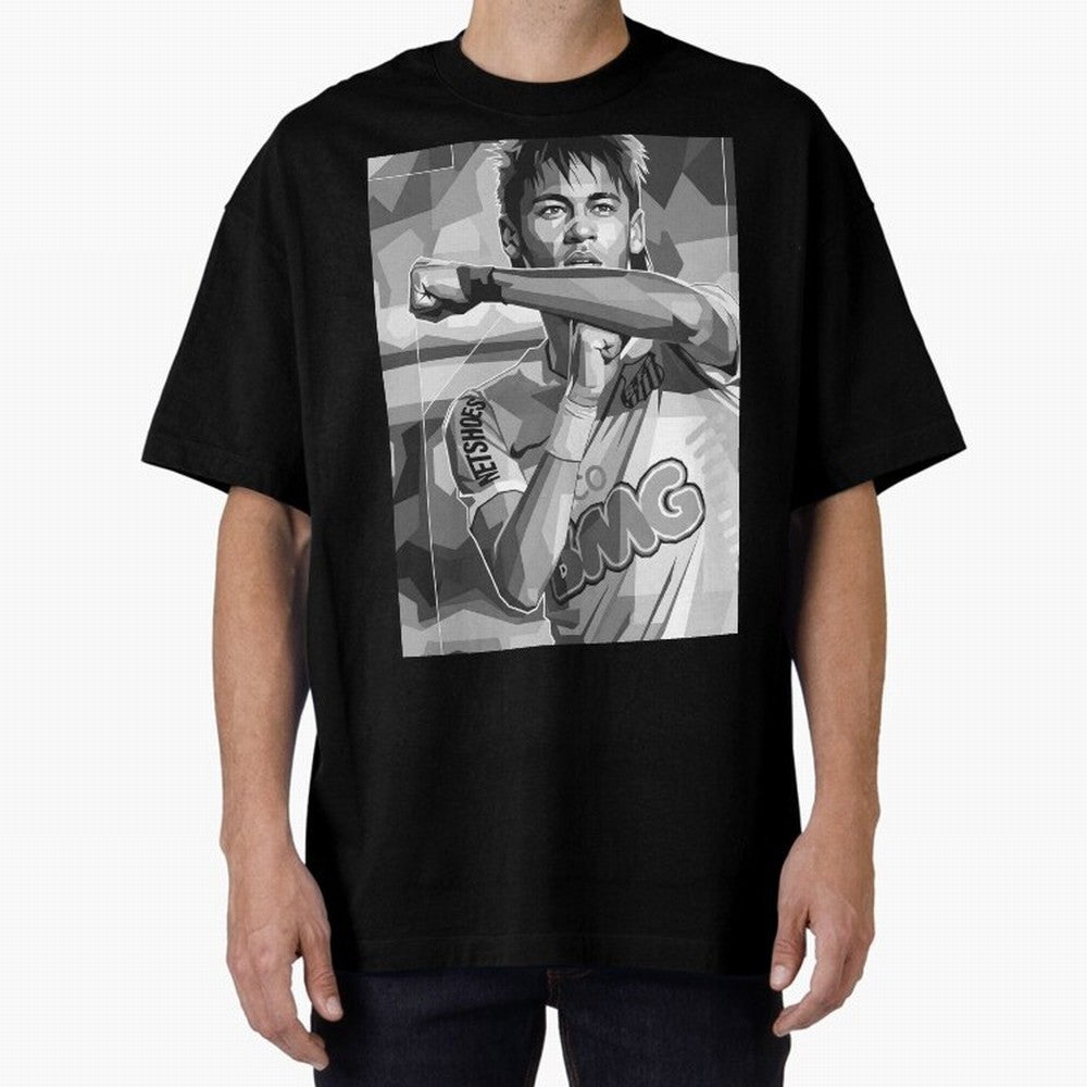 Neymar Grayscale Classic T-Shirt Bring Legendary Rivalry Energy to FIFA World Cup 2026 for Fans of Haaland and Mbappe and Brazil, Portugal and Argentina, Bringing Tournament Hype, Historic Matchups, Family Viewing Parties and Global Sports Pride;