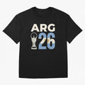 Argentina Football World Cup 2026 - Vintage Arg 26 Flag Design Essential T-Shirt Feel the Heartbeat of FIFA World Cup 2026 Group Stage for Fans of Messi and Cristiano Ronaldo and England, France and Netherlands, Bringing Tournament Hype, Historic