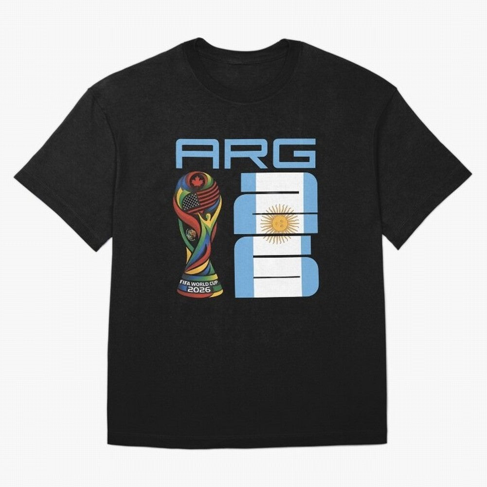 Argentina World Cup 2026 Soccer Fan Art - ARG Albiceleste Essential T-Shirt Mark Match Day Hype around FIFA World Cup 2026 Group Stage, Neymar, Spain and Netherlands, Champion Mindset, Group Stage Buzz, Knockout Tension and Passionate Fan Culture;