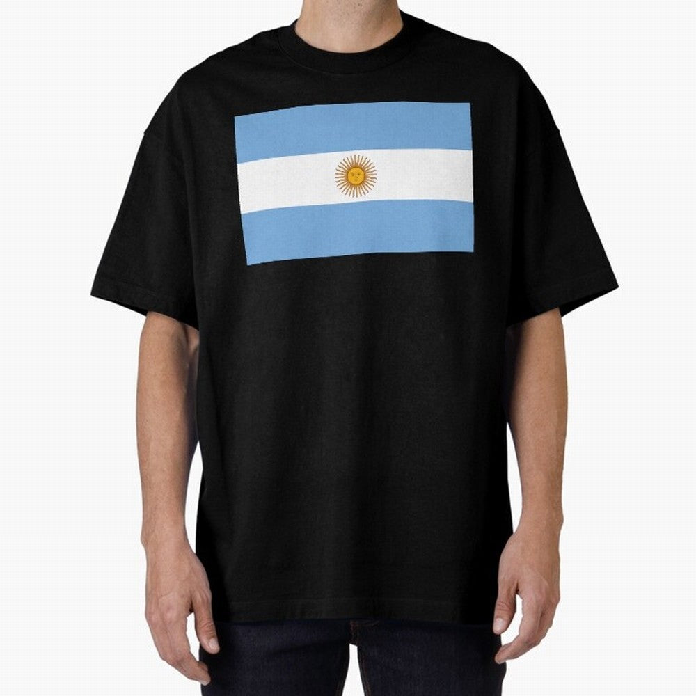 Argentina Oversized T-Shirt Bring Bold Fan Energy to FIFA World Cup 2026 Group Stage for Fans of Neymar, Haaland and Cristiano Ronaldo and Spain and Netherlands, Bringing Goal Celebration Energy, Supporter Heritage, Football Icons and Worldwide