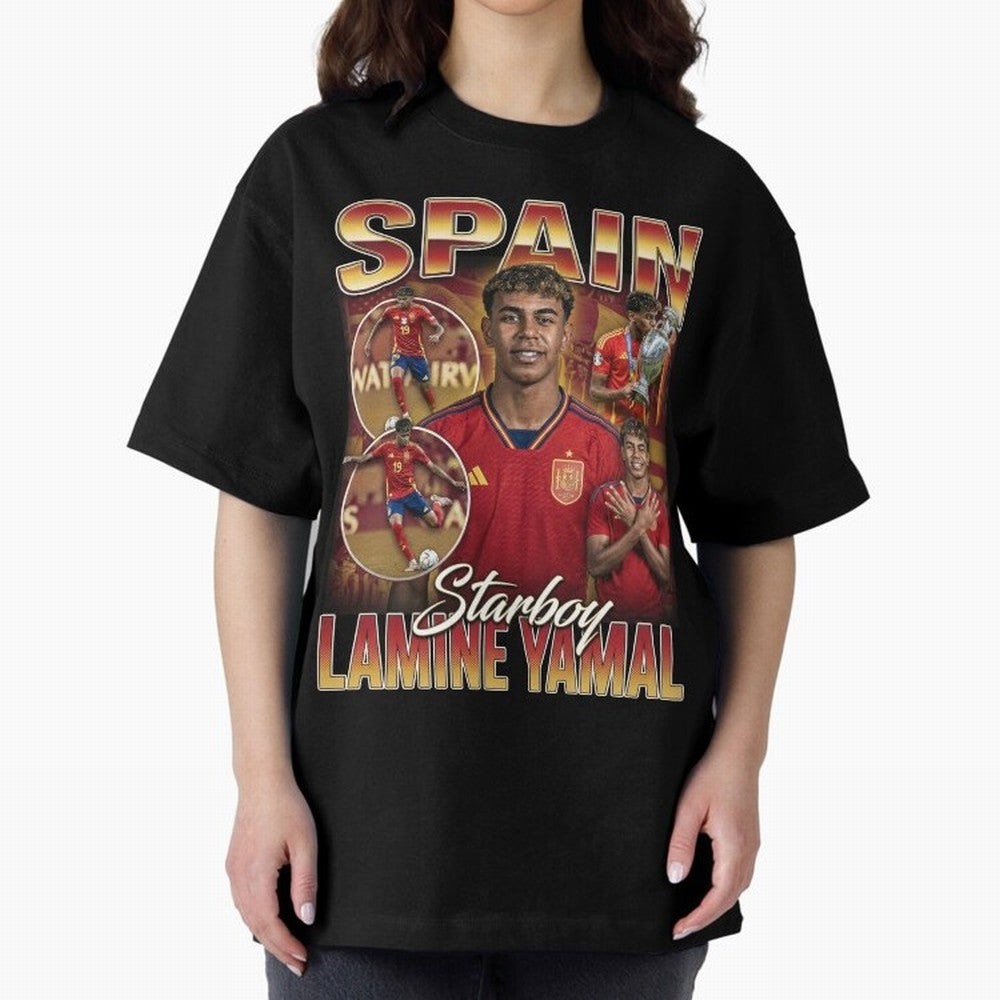 Lamine Yamal Starboy Vintage Classic T-Shirt Celebrate Global Passion for Match Day Hype around FIFA World Cup 2026 USA Canada Mexico, Messi and Cristiano Ronaldo, Brazil, Stadium Memories, Football Loyalty, International Chants and Championship