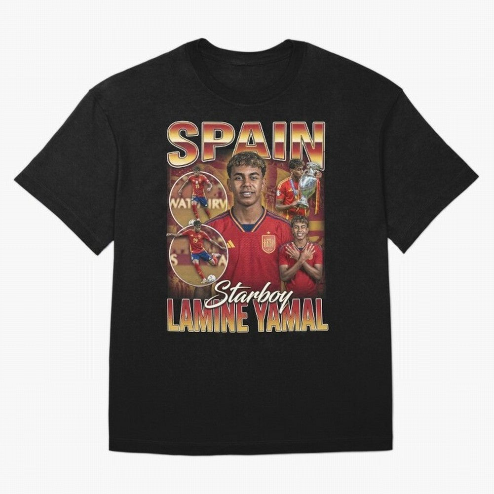 Lamine Yamal Starboy Vintage Classic T-Shirt Celebrate Global Passion for Match Day Hype around FIFA World Cup 2026 USA Canada Mexico, Messi and Cristiano Ronaldo, Brazil, Stadium Memories, Football Loyalty, International Chants and Championship