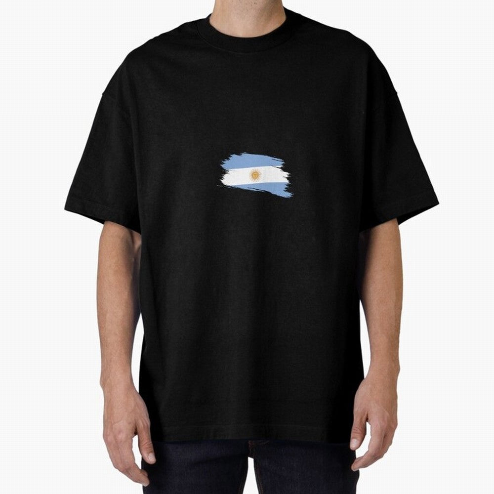 Argentina Oversized T-Shirt Show Love for Legendary Goals in the FIFA World Cup 2026 USA Canada Mexico Journey through Neymar, Haaland and Cristiano Ronaldo Highlights, Germany Pride, Champion Mindset, Group Stage Buzz, Knockout Tension and
