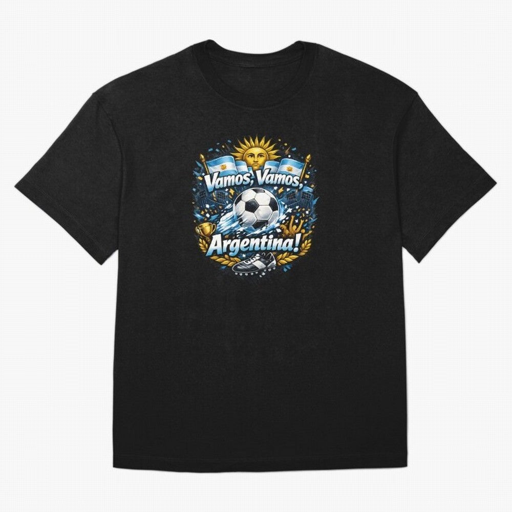 Argentina football 2026 Oversized T-Shirt Make Every Match About FIFA World Cup 2026 USA Canada Mexico for Fans of Messi, Neymar and Mbappe and Spain, Bringing Football History, Final Match Energy, Crowd Noise and Once in a Lifetime Moments;