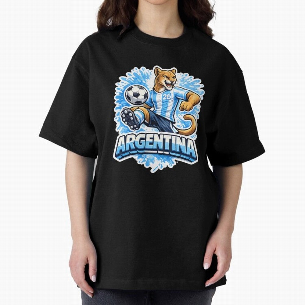 Argentina Soccer Mascot - Albiceleste Edition Essential T-Shirt Remember Iconic Moments from the FIFA World Cup 2026 USA Canada Mexico Journey through Mbappe Highlights, Netherlands Pride, Championship Spirit, Famous Goals, Roaring Crowds and