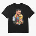 Messi celebrating the 2022 World Cup victory Classic T-Shirt Fuel Global Football Passion for FIFA World Cup 2026 Group Stage, with Messi, England, France and Netherlands, Vintage Soccer Flavor, Modern Football Stars, National Flags and Final Night