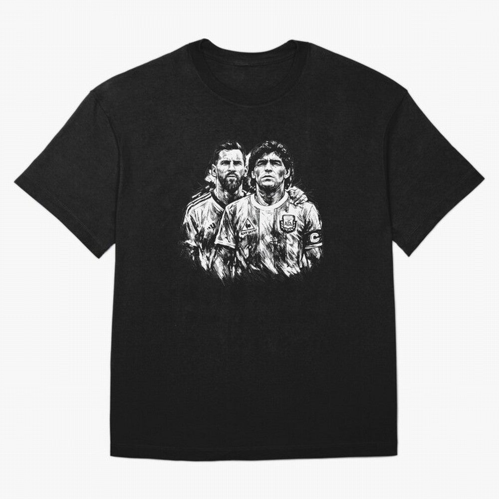 Messi & Maradona ¨C Eternal Legacy Classic T-Shirt Bring Match Day Fire to Match Day Hype around FIFA World Cup 2026, Neymar, Argentina and Brazil, Classic Soccer Heritage, Championship Pressure, Fan Loyalty and International Pride; Great for