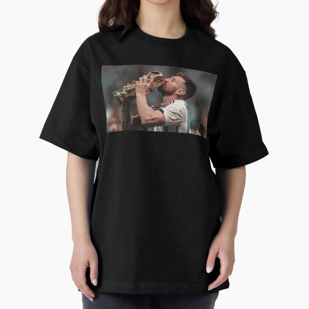 MESSI WITH THE WORLD CUP Classic T-Shirt Fuel FIFA World Cup 2026 USA Canada Mexico Spirit, Centered on Spain, Neymar, Vintage Soccer Flavor, Modern Football Stars, National Flags and Final Night Emotion; Created for Match Day Parties, Soccer