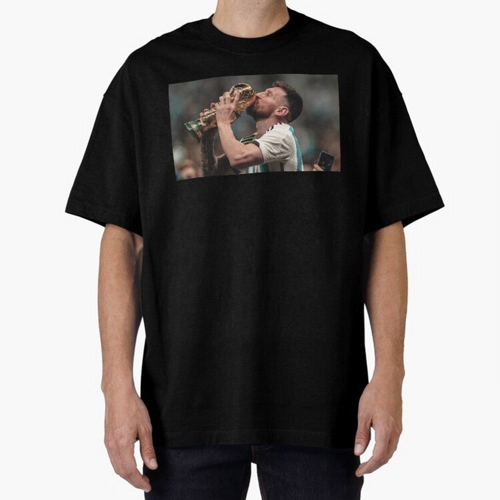 MESSI WITH THE WORLD CUP Classic T-Shirt Fuel FIFA World Cup 2026 USA Canada Mexico Spirit, Centered on Spain, Neymar, Vintage Soccer Flavor, Modern Football Stars, National Flags and Final Night Emotion; Created for Match Day Parties, Soccer