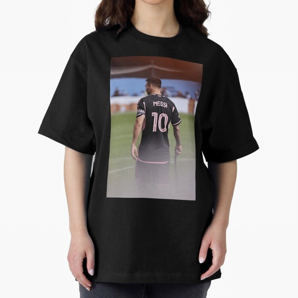 Messi Classic T-Shirt Celebrate Golden Goal Energy in FIFA World Cup 2026 USA Canada Mexico for Fans of Messi and Cristiano Ronaldo and England, France and Netherlands, Bringing Retro Football Energy, Iconic Rivalries, Trophy Chase Drama and