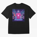 Inter Miami Football Legend Messi Cyberpunk Retro Futurist Design Classic T-Shirt Bring Bold Fan Energy to Global Football Passion for FIFA World Cup 2026 USA Canada Mexico, Featuring Messi, CR7 and Mbappe, Argentina, France and Brazil, Football