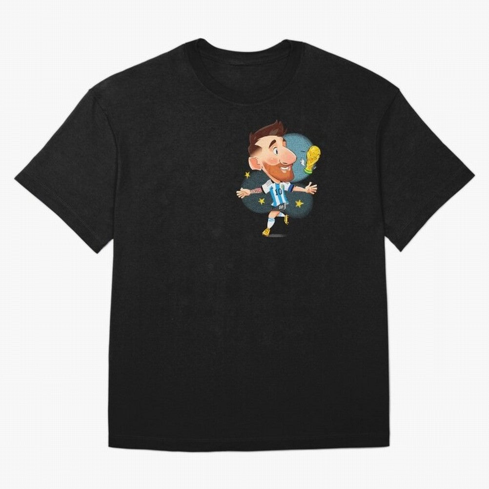Messi GOAT Oversized T-Shirt Live the Energy of the FIFA World Cup 2026 Group Stage Journey through Messi and Cristiano Ronaldo Highlights, Spain Pride, Soccer Culture, Superstar Moments, National Team Dreams and Competitive Fire; Created for Match