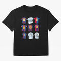 Messi Era Football Jerseys Oversized T-Shirt Celebrate Rivalries and Pride in FIFA World Cup 2026 Group Stage Spirit, Connected to England, France and Netherlands, Neymar, Football Passion, Legendary Performances, Festival Vibes and Supporter