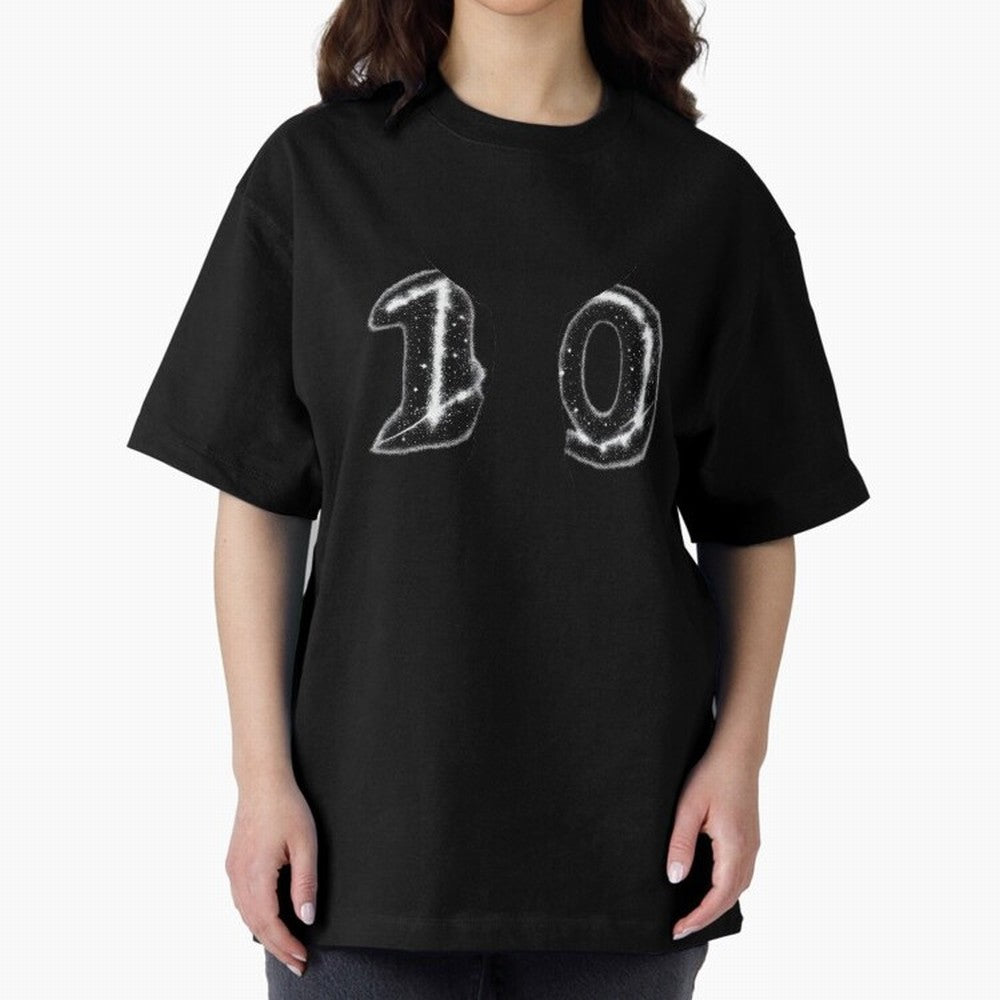 The Astral Ten ¨C Football Legend Design Oversized T-Shirt Celebrate the Next Chapter of FIFA World Cup 2026 for Fans of CR7 and Messi and Argentina, France and Brazil, Bringing Champion Mindset, Group Stage Buzz, Knockout Tension and Passionate