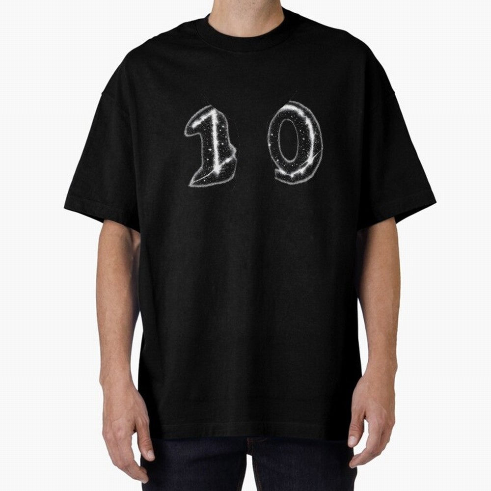 The Astral Ten ¨C Football Legend Design Oversized T-Shirt Celebrate the Next Chapter of FIFA World Cup 2026 for Fans of CR7 and Messi and Argentina, France and Brazil, Bringing Champion Mindset, Group Stage Buzz, Knockout Tension and Passionate