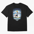 Argentina Vintage Soccer Badge - Campeones 3 Stars Essential T-Shirt Show Your Stadium Side during Global Football Passion for FIFA World Cup 2026 Group Stage, Connected to Messi, Neymar and Mbappe, Argentina, France and Brazil, Match Day