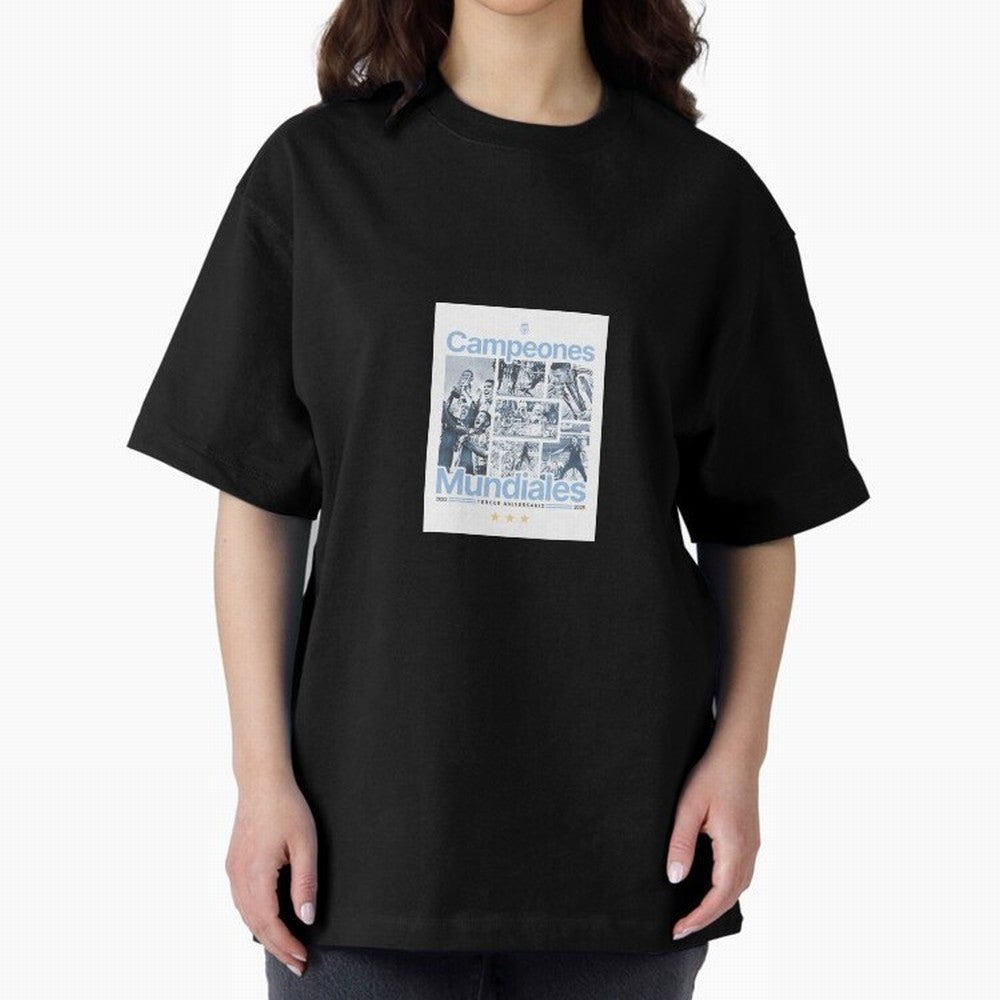 Argentina Qatar 2022 Oversized T-Shirt Make the Season About the FIFA World Cup 2026 Group Stage Journey through Mbappe Highlights, Spain and Netherlands Pride, Championship Spirit, Famous Goals, Roaring Crowds and International Football Unity;