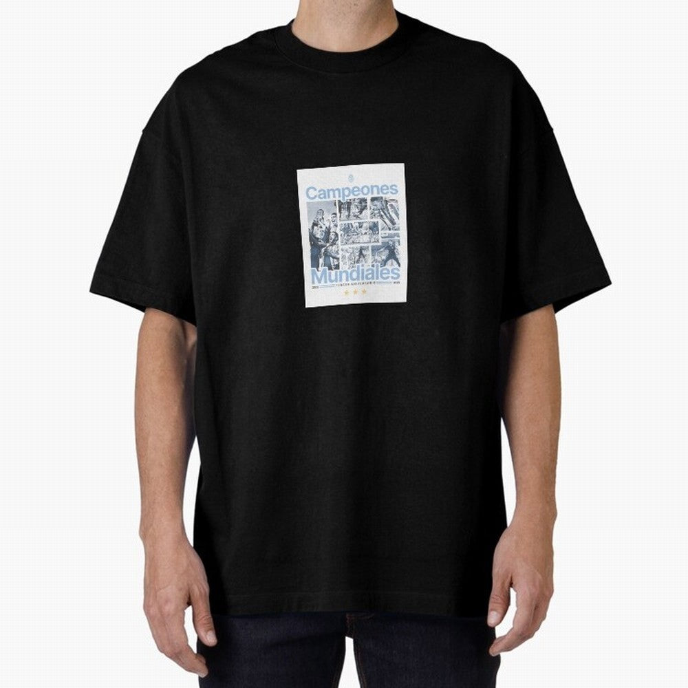 Argentina Qatar 2022 Oversized T-Shirt Make the Season About the FIFA World Cup 2026 Group Stage Journey through Mbappe Highlights, Spain and Netherlands Pride, Championship Spirit, Famous Goals, Roaring Crowds and International Football Unity;