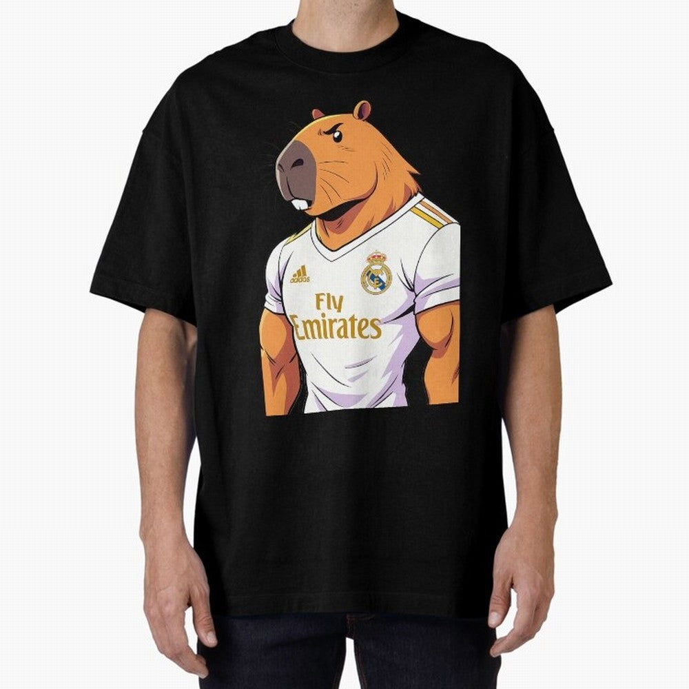 Real Madrid capybara elegant Classic T-Shirt Share the Excitement of FIFA World Cup 2026 Spirit, Highlighting Portugal, Spain and Germany, Mbappe, Match Day Excitement, Supporter Culture, Golden Goals and Global Football Passion; Perfect for People
