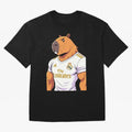 Real Madrid capybara elegant Classic T-Shirt Share the Excitement of FIFA World Cup 2026 Spirit, Highlighting Portugal, Spain and Germany, Mbappe, Match Day Excitement, Supporter Culture, Golden Goals and Global Football Passion; Perfect for People