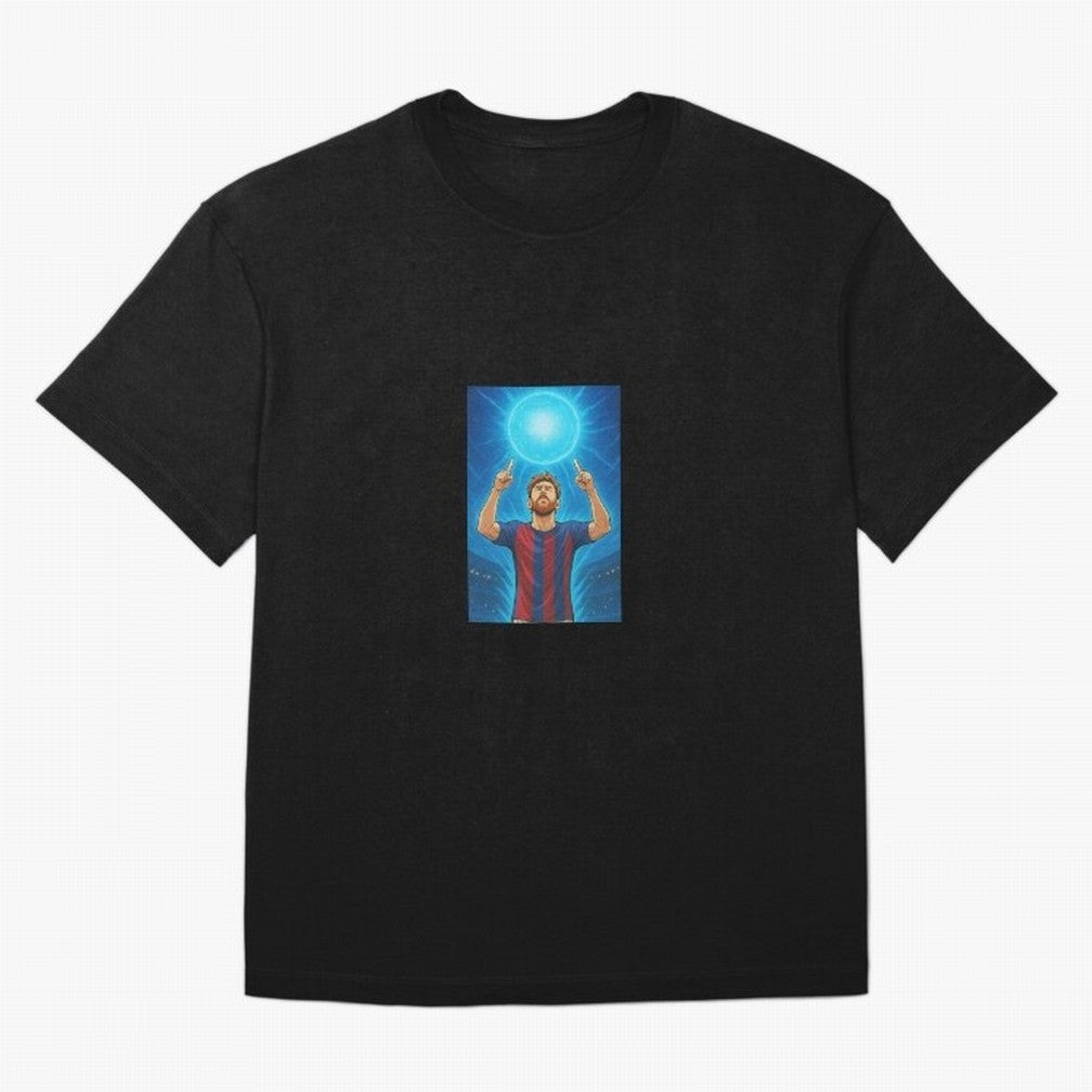 Barcelona Genkidama God Oversized T-Shirt Celebrate the Next Chapter of FIFA World Cup 2026 USA Canada Mexico Centered on Haaland and Mbappe, England and Germany Energy, Worldwide Fan Energy, Dramatic Goals, Stadium Lights and Championship