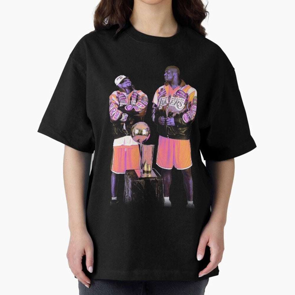 kobe Shaq Oversized T-Shirt Oversized T-Shirt Relive Legendary Nights from Match Day Hype around FIFA World Cup 2026 Group Stage, Mbappe, Netherlands, Classic Soccer Heritage, Championship Pressure, Fan Loyalty and International Pride; Made for