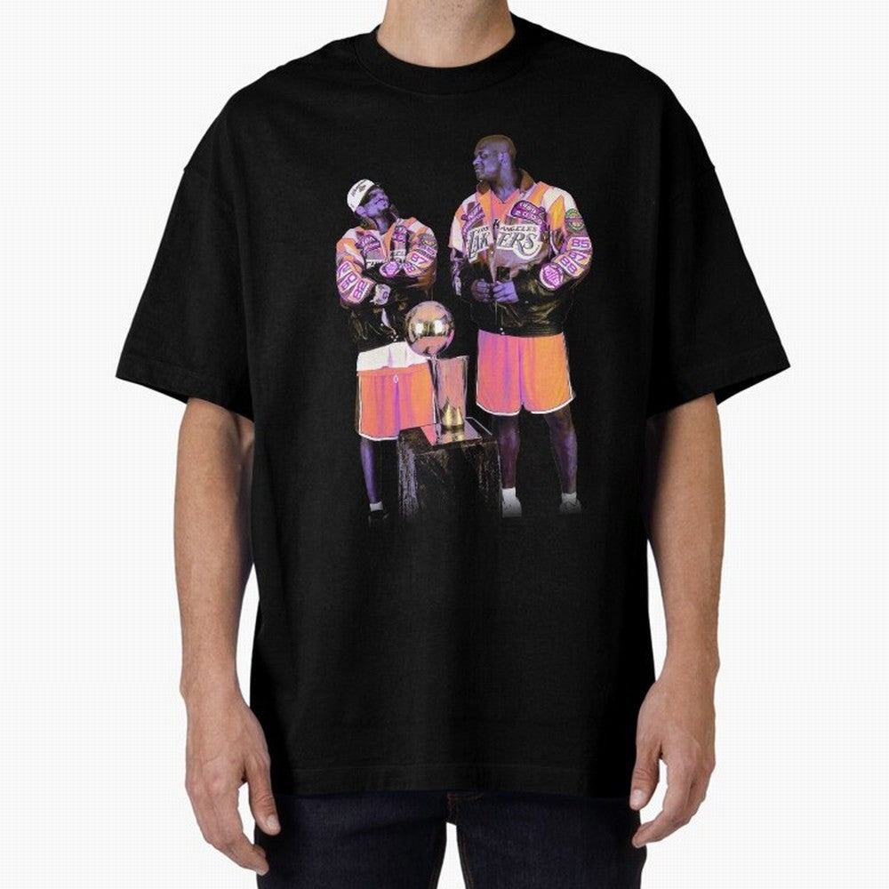 kobe Shaq Oversized T-Shirt Oversized T-Shirt Relive Legendary Nights from Match Day Hype around FIFA World Cup 2026 Group Stage, Mbappe, Netherlands, Classic Soccer Heritage, Championship Pressure, Fan Loyalty and International Pride; Made for