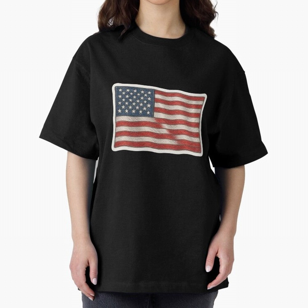 United States Flag USA Patriotic Stars and Stripes Art Classic T-Shirt Live the Energy of Match Day Hype around FIFA World Cup 2026 USA Canada Mexico, Messi, CR7 and Mbappe, Spain and Netherlands, Fan Favorite Moments, National Team Passion, Big