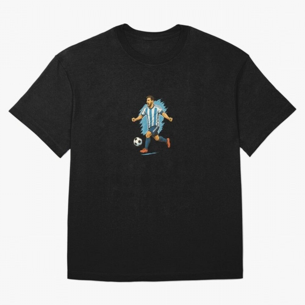 Dynamic Soccer Player Illustration ¨C High-Energy Football Art Classic T-Shirt Bring Home Match Day Hype around FIFA World Cup 2026 USA Canada Mexico, Cristiano Ronaldo, Haaland and CR7, Brazil, Retro Football Energy, Iconic Rivalries, Trophy Chase