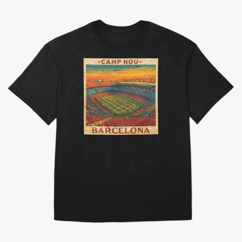 Camp Nou Barcelona FC Classic T-Shirt Celebrate Fan Favorites in Match Day Hype around FIFA World Cup 2026 USA Canada Mexico, Neymar, Haaland and Cristiano Ronaldo, Portugal, Spain and Germany, Worldwide Fan Energy, Dramatic Goals, Stadium Lights