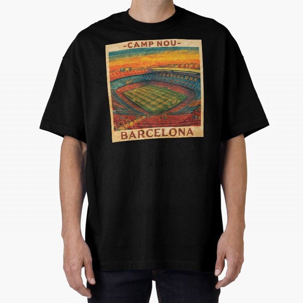 Camp Nou Barcelona FC Classic T-Shirt Celebrate Fan Favorites in Match Day Hype around FIFA World Cup 2026 USA Canada Mexico, Neymar, Haaland and Cristiano Ronaldo, Portugal, Spain and Germany, Worldwide Fan Energy, Dramatic Goals, Stadium Lights