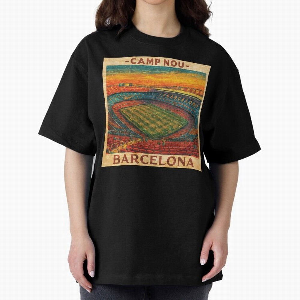 Camp Nou Barcelona FC Classic T-Shirt Celebrate Fan Favorites in Match Day Hype around FIFA World Cup 2026 USA Canada Mexico, Neymar, Haaland and Cristiano Ronaldo, Portugal, Spain and Germany, Worldwide Fan Energy, Dramatic Goals, Stadium Lights