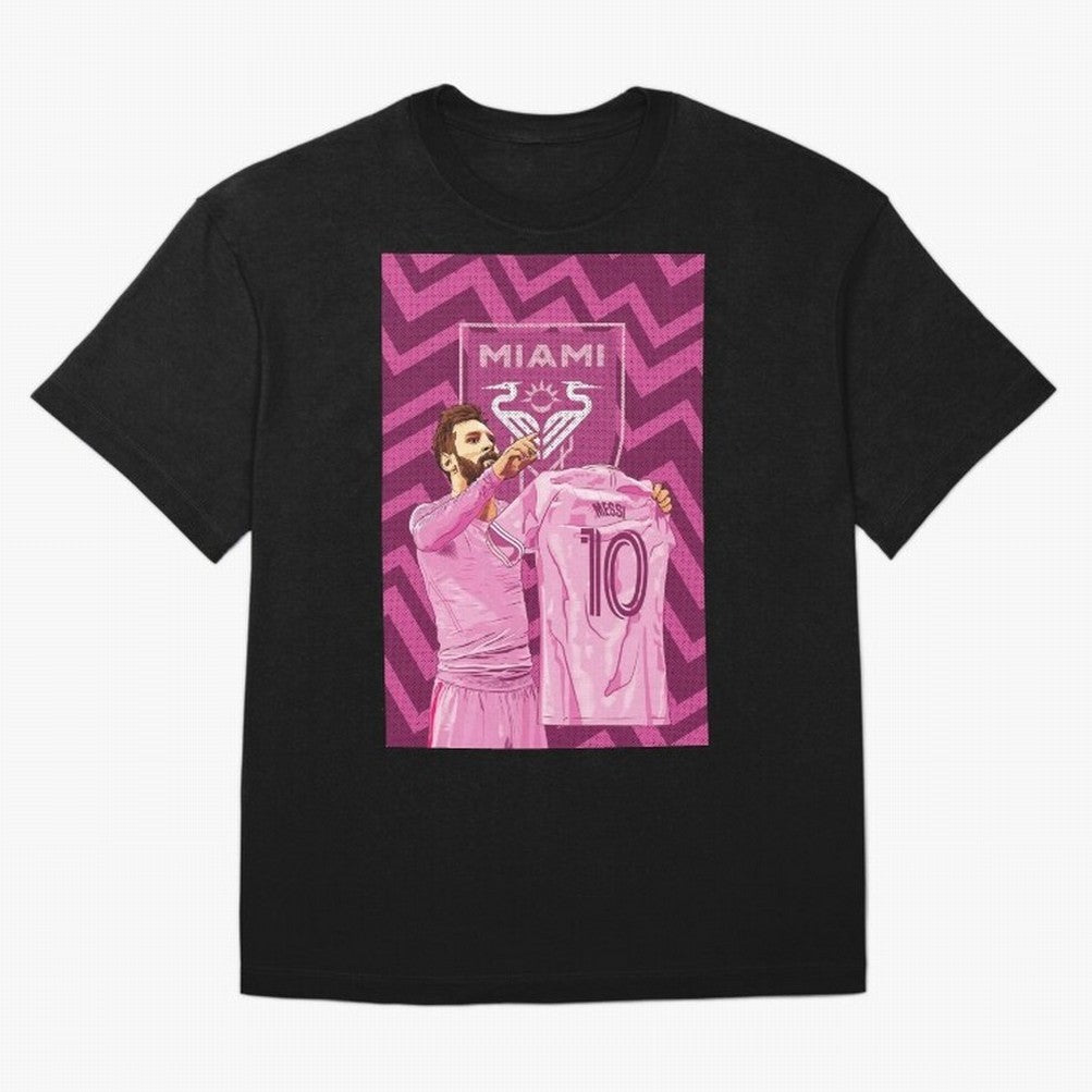 Messi in Inter Miami Classic T-Shirt Support Match Day Hype around FIFA World Cup 2026, Cristiano Ronaldo, Haaland and CR7, England and Germany, Game Day Rituals, Football Legends, Country Pride and the Road to the Final; Built for Supporters