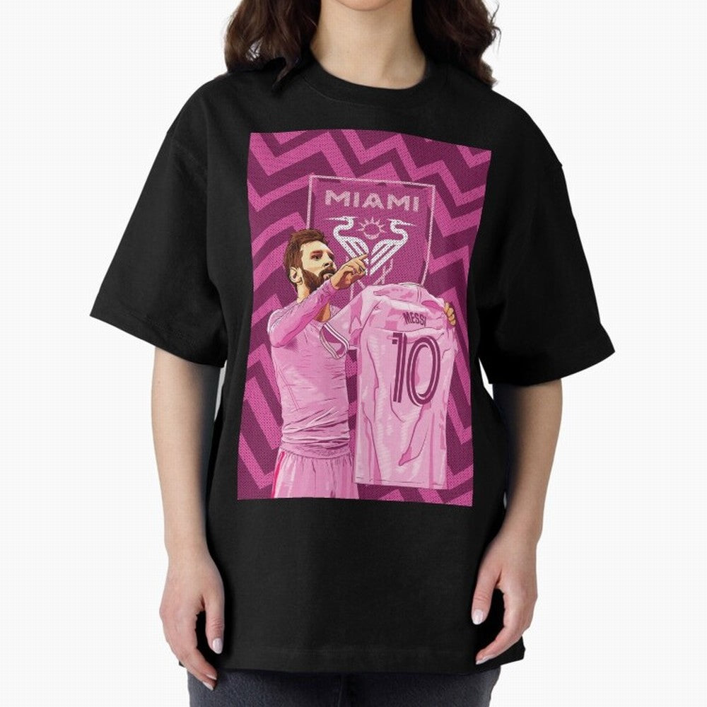 Messi in Inter Miami Classic T-Shirt Support Match Day Hype around FIFA World Cup 2026, Cristiano Ronaldo, Haaland and CR7, England and Germany, Game Day Rituals, Football Legends, Country Pride and the Road to the Final; Built for Supporters