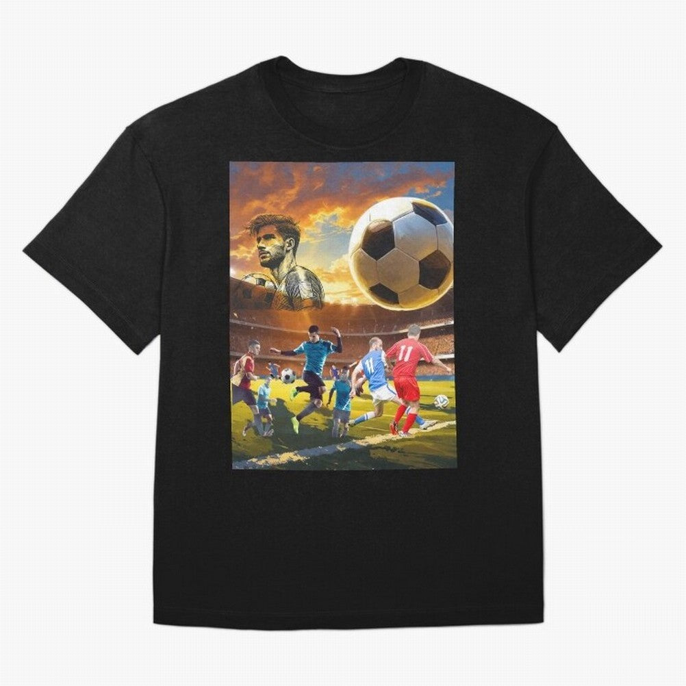 Soccer design Classic T-Shirt Join the Countdown to the FIFA World Cup 2026 Group Stage Journey through CR7 and Messi Highlights, Argentina, France and Brazil Pride, Sports Nostalgia, International Competition, Famous Players and Unforgettable