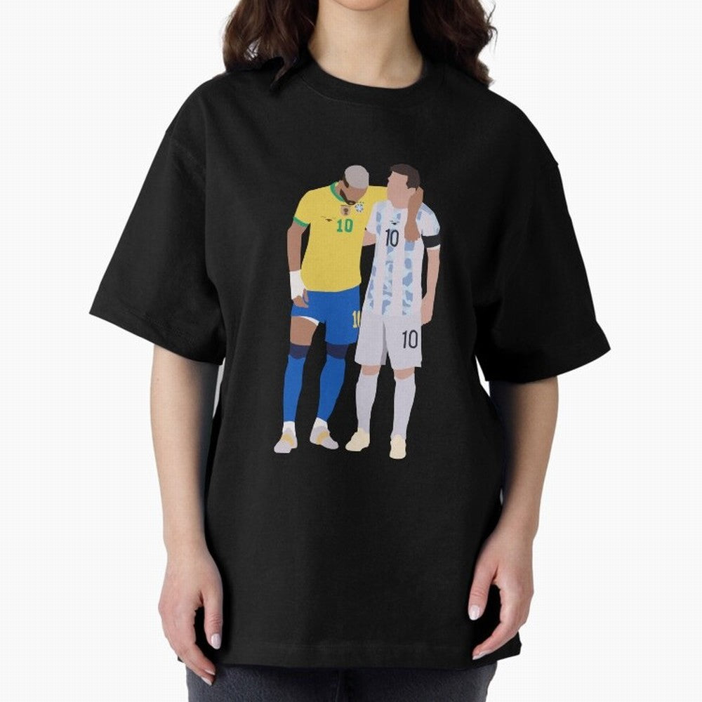 Messi and Neymar Copa America Friends Classic T-Shirt Support Your Favorite Stars during the FIFA World Cup 2026 Group Stage Journey through CR7 Highlights, France and Portugal Pride, Championship Spirit, Famous Goals, Roaring Crowds and