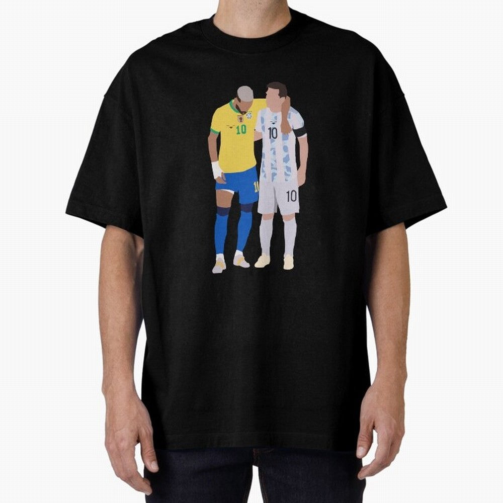Messi and Neymar Copa America Friends Classic T-Shirt Support Your Favorite Stars during the FIFA World Cup 2026 Group Stage Journey through CR7 Highlights, France and Portugal Pride, Championship Spirit, Famous Goals, Roaring Crowds and