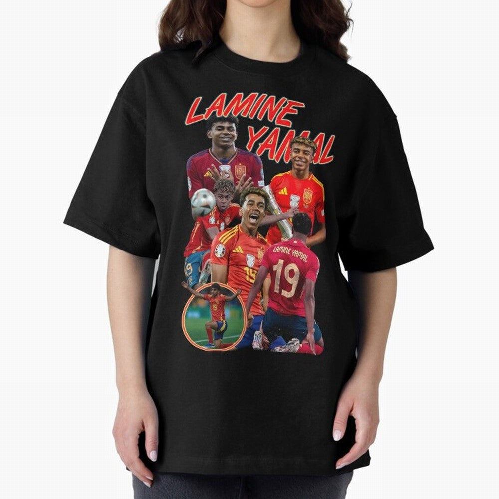 Lamine Yamal - Wonderkid Classic T-Shirt Make Memories around FIFA World Cup 2026 USA Canada Mexico Spirit, Filled with France, Mbappe and Neymar, Football Festival Excitement, Trophy Ambitions, Country Rivalries and Star Player Buzz; Created for