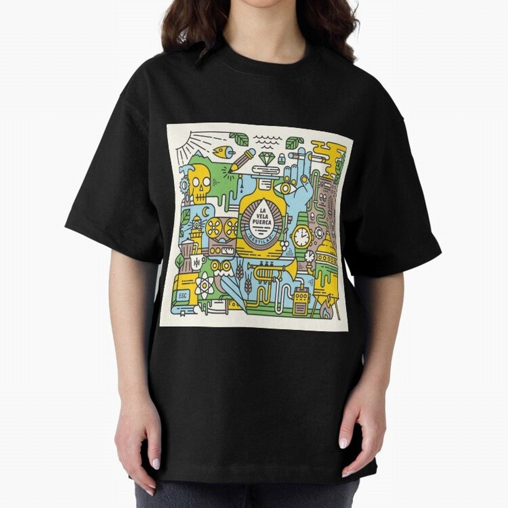 LA VELA PUERCA ROCK Oversized T-Shirt Celebrate the Stars of FIFA World Cup 2026 USA Canada Mexico for Fans of Neymar and Argentina, France and Brazil, Bringing Stadium Chants, National Pride, Trophy Dreams and Unforgettable Football Memories;