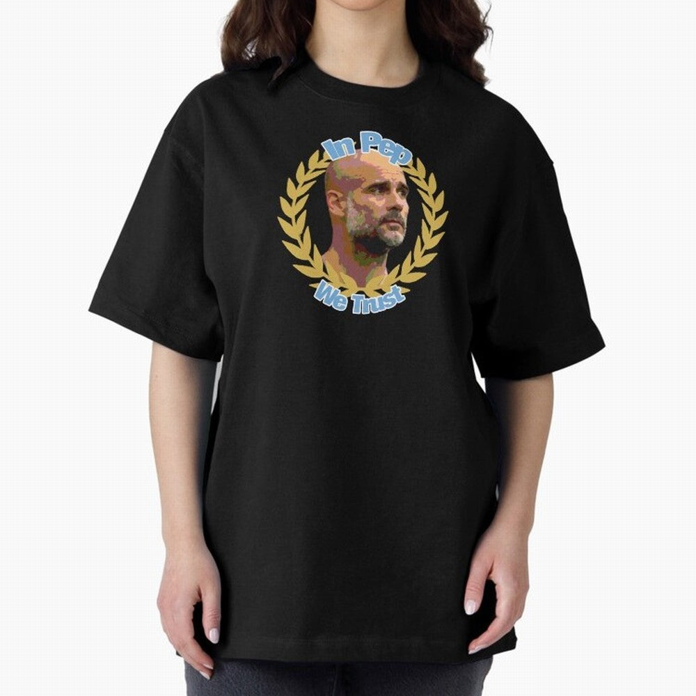 Manchester City - In Pep We Trust Classic T-Shirt Represent the Passion of Global Football Passion for FIFA World Cup 2026 Group Stage, Capturing Messi, Portugal, Spain and Germany, Stadium Memories, Football Loyalty, International Chants and